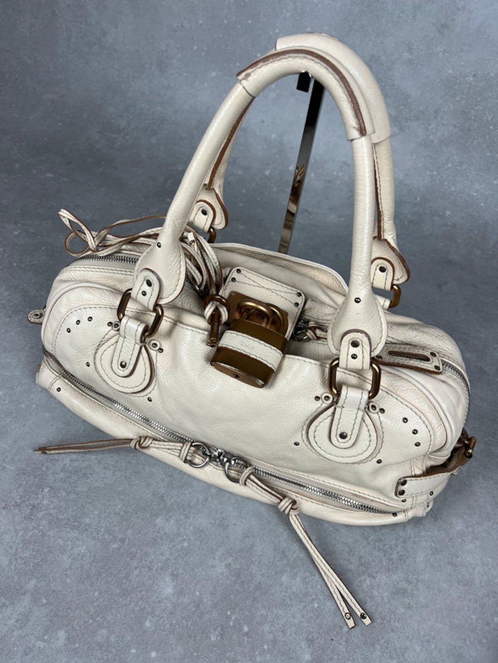 Chloé Paddington Grand modèle, white