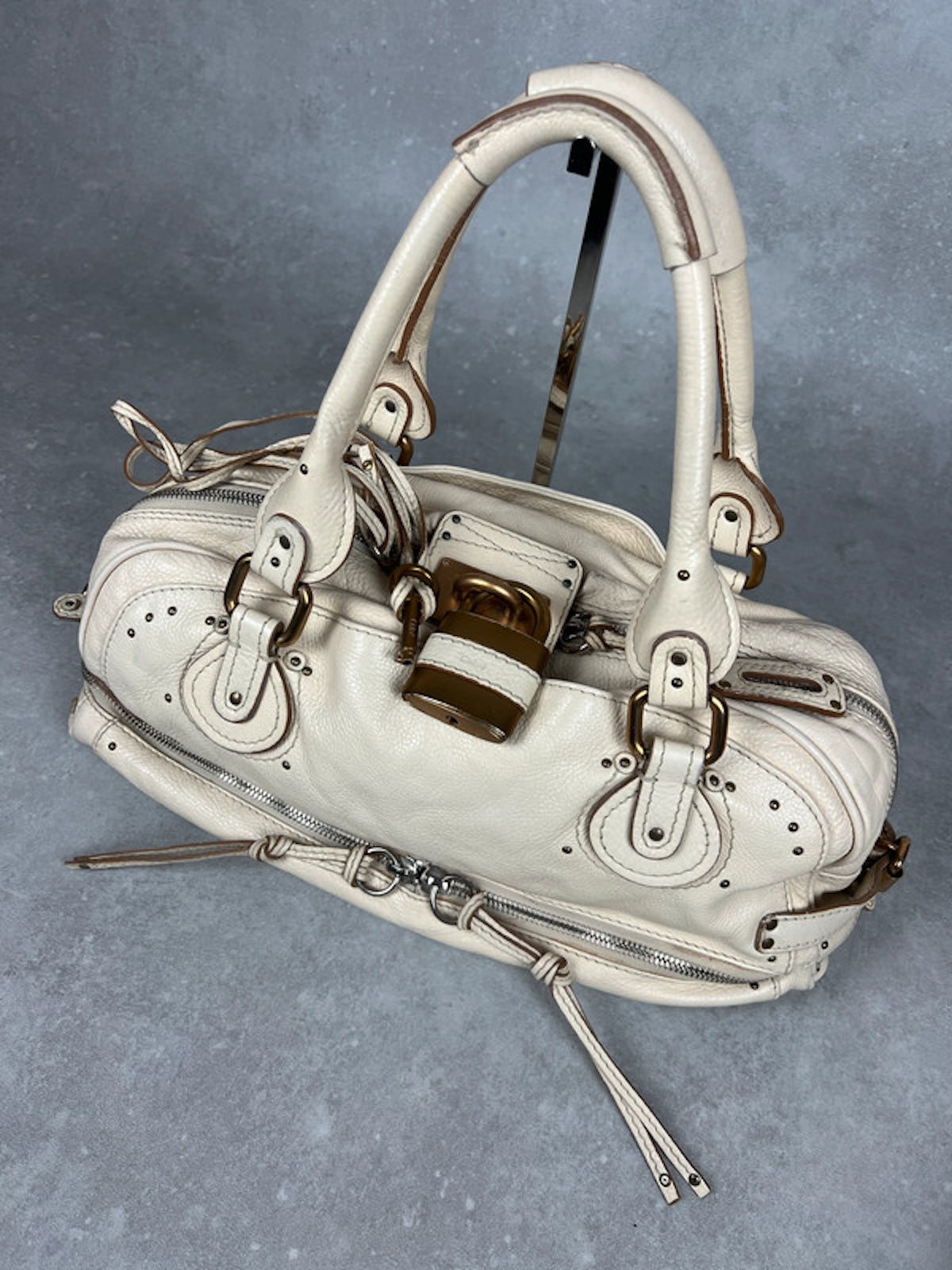 Chloé Paddington Grand modèle, white