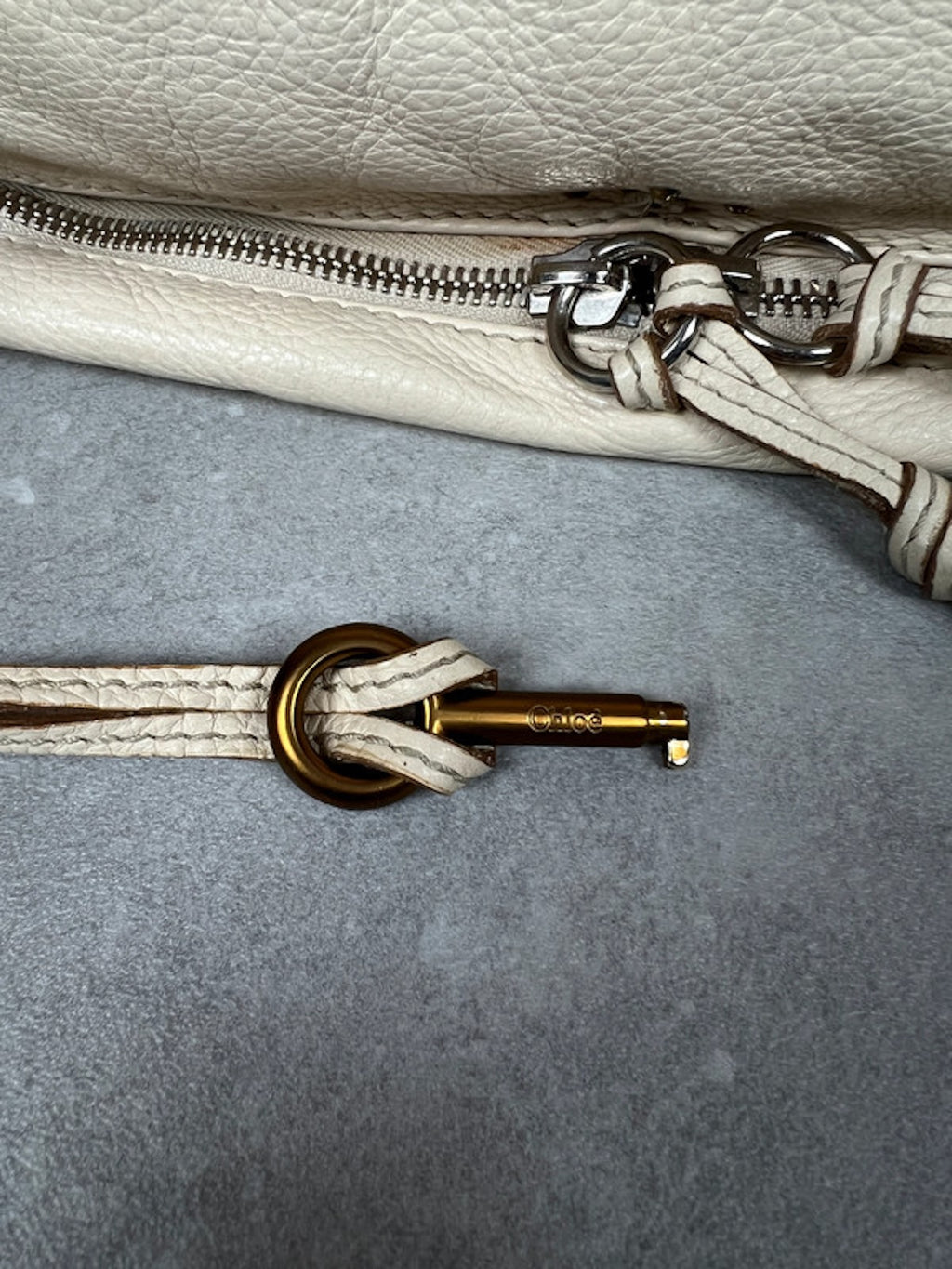 Chloé Paddington Grand modèle, white