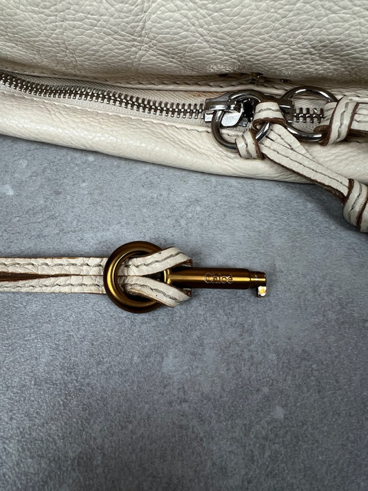 Chloé Paddington Grand modèle, white