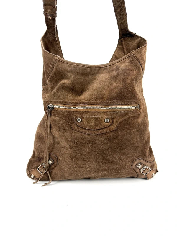 Balenciaga Paris Wildleder Tasche