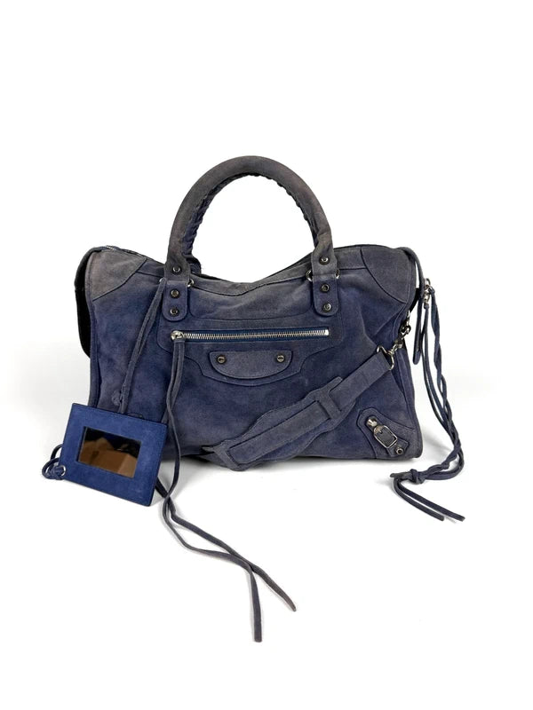 Balenciaga Le City Suede Lila