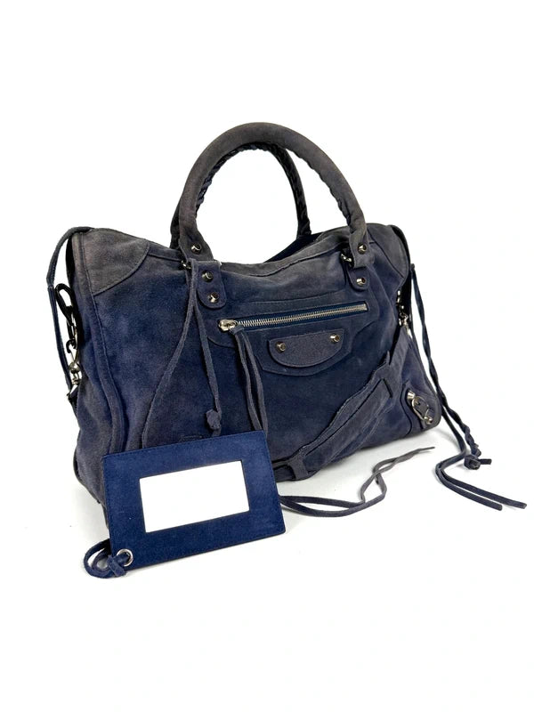 Balenciaga Le City Suede Lila