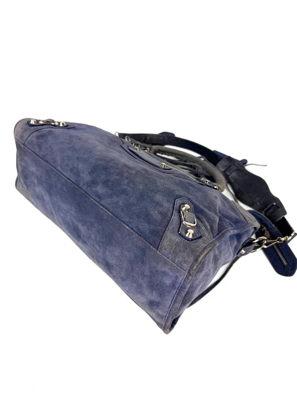 Balenciaga Le City Suede Lila