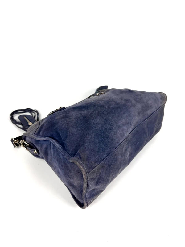 Balenciaga Le City Suede Lila