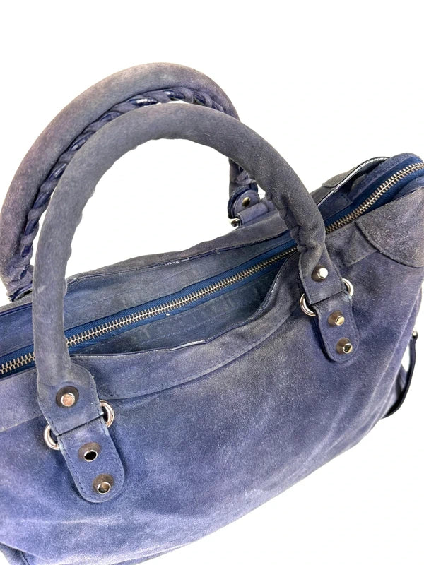 Balenciaga Le City Suede Lila